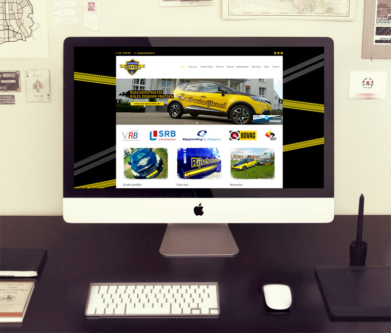 Website laten bouwen: Rijschool Matse Website laten bouwen: Rijschool Matse